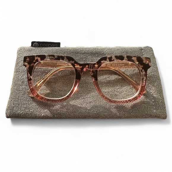 Peepers Athens Reading Glasses in Tortoise/Blush +2.00 *BRAND NEW* - Picture 1 of 13